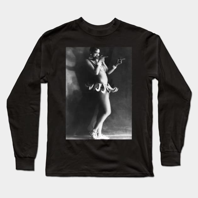 Josephine Baker Long Sleeve T-Shirt by SILENT SIRENS